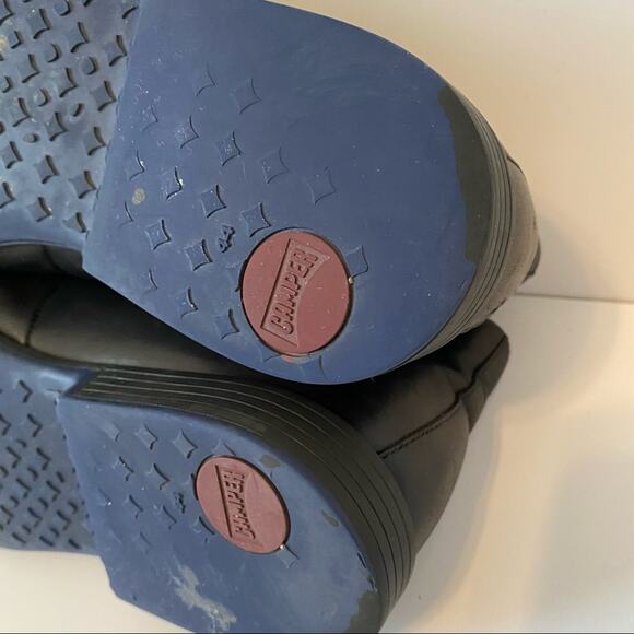 Camper Mens Bowie Black Leather Lace Up Boots size 44 size 11 - Picture 7 of 12